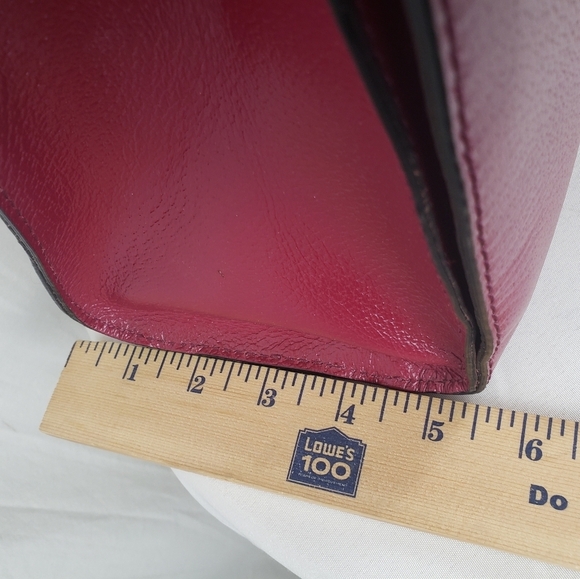 Kate Spade Wellesley Durham Red Leather Large Satchel Bag - Picture 7 of 10